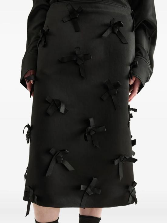 25FW 질샌더 스커트 J03MA0270J75001001 Black - JIL SANDER