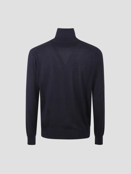 25FW 생로랑 스웨터 844617YAPK2 4100 BLEU NUIT - SAINT LAURENT