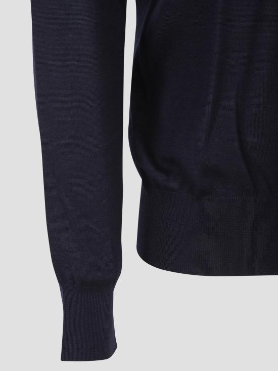 25FW 생로랑 스웨터 844617YAPK2 4100 BLEU NUIT - SAINT LAURENT