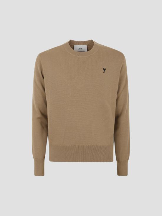 25FW 아미 ADC 크루넥 스웨터 HKS826001 288 CAMEL BLACK