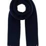 25FW 메종키츠네 폭스 헤드 스카프 PM06201WB0044 0413 CLASSIC NAVY