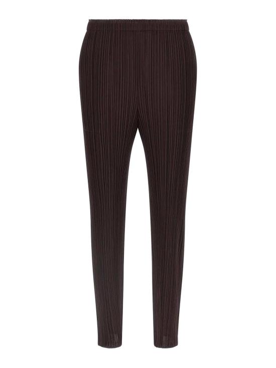  플리츠플리즈 스트레이트 팬츠 PP58JF11547 Brown