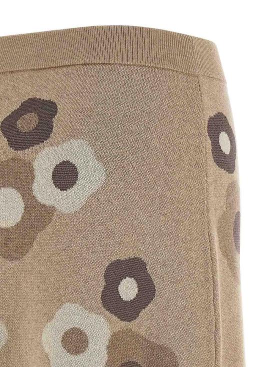 25FW 겐조 미디 스커트 FF62JU6003CR11 Beige - KENZO