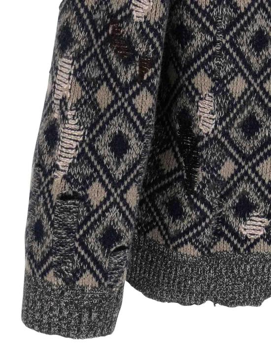  웨일즈보너 가디건 UA25KN45WO12951 Multicolour - WALES BONNER