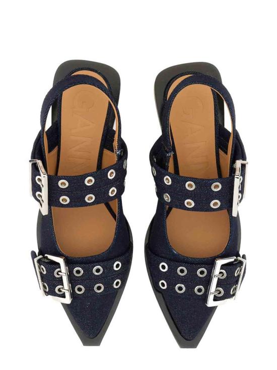  가니 플랫 슈즈 S2797642 Dark Wash - GANNI