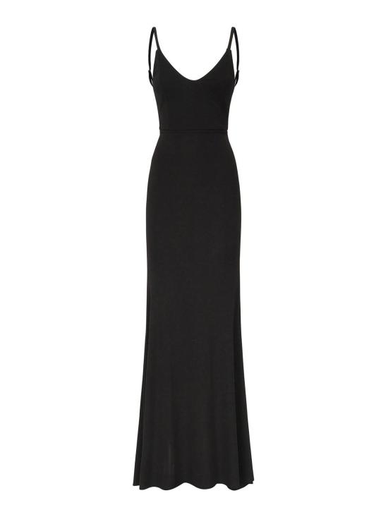 26SS ALBERTO AUDENINO 미디 스커트 AUS5NINFEABLACK Black