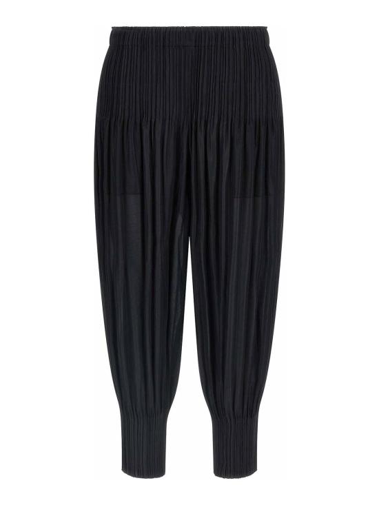  플리츠플리즈 스트레이트 팬츠 PP58JF40215 Black