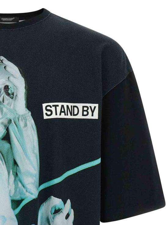  언더커버 반팔 티셔츠 UC2E4813BLACK Black - UNDERCOVER