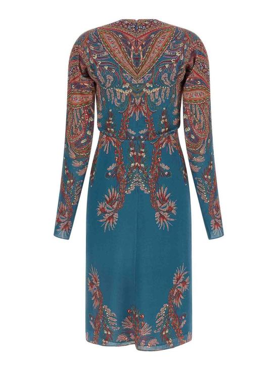 25FW 에트로 미디 스커트 WRHA027199SP4G4X0883 Blue - ETRO