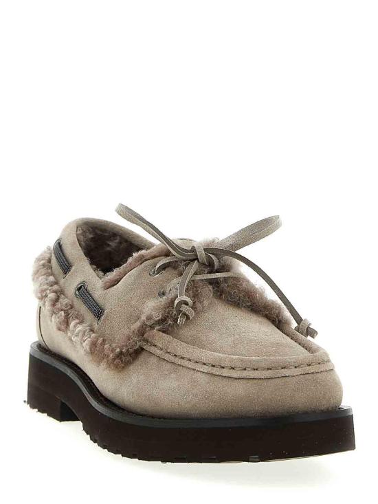  브루넬로 쿠치넬리 로퍼 MZSFG3114C5859 Grey - BRUNELLO CUCINELLI