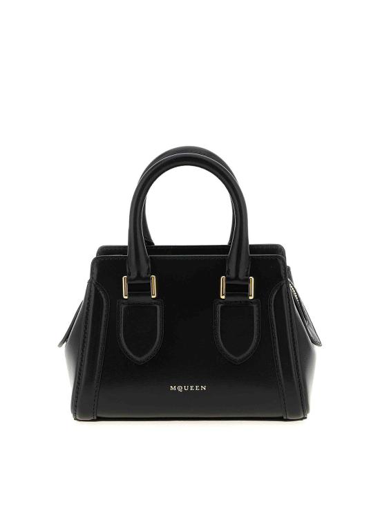 25FW 알렉산더 맥퀸 토트백 8271201MAAC1000 Black