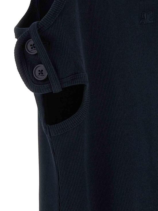  쿠레쥬 미디 스커트 125JRO550JS01947075 Blue - COURREGES