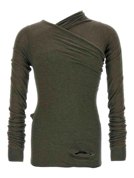  릭 오웬스 반팔 티셔츠 RU02E1262JR25 Green