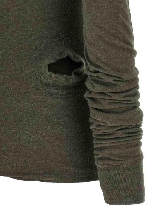  릭 오웬스 반팔 티셔츠 RU02E1262JR25 Green - RICK OWENS