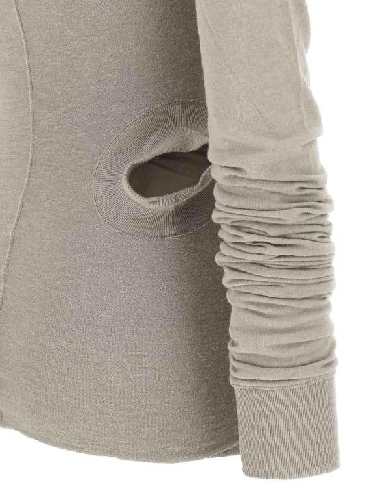  릭 오웬스 반팔 티셔츠 RU02E1262JR08 Grey - RICK OWENS