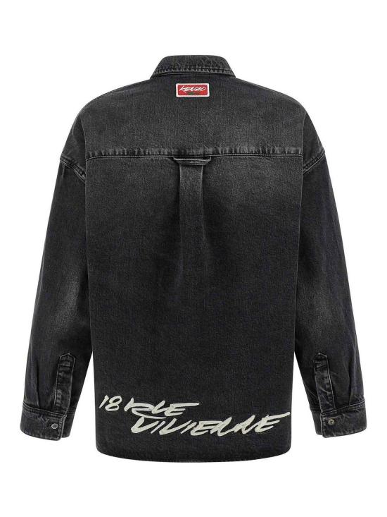 25FW 겐조 셔츠 FF62DC2506C8BS Black - KENZO