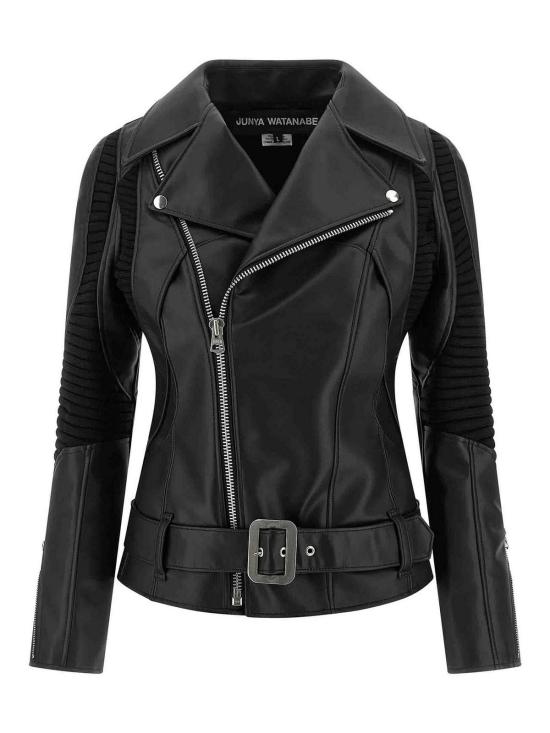  와타나베 준야 바이커 자켓 JPJ0071 Black