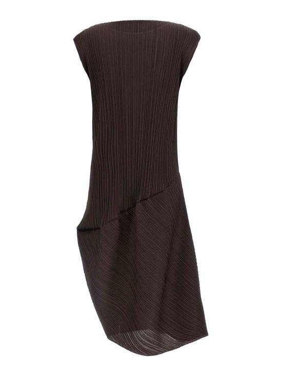 25FW 플리츠플리즈 미디 스커트 PP58JH46347 Brown - PLEATS PLEASE