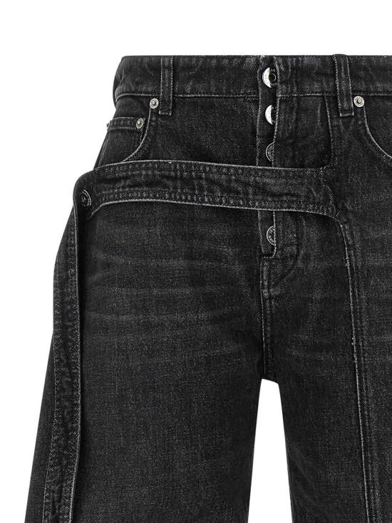  장 폴 고티에 스트레이트 팬츠 2503WTR022D01606 Black - JEAN PAUL GAULTIER
