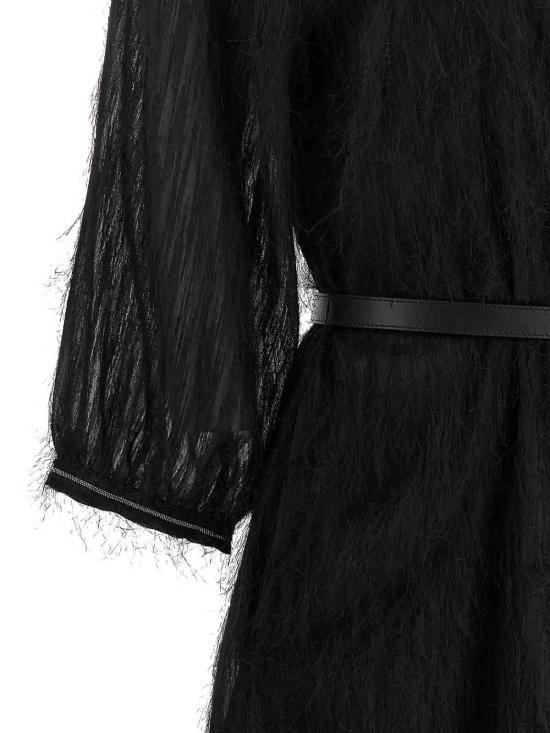  페세리코 미디 스커트 E02303A04789905 Black - PESERICO