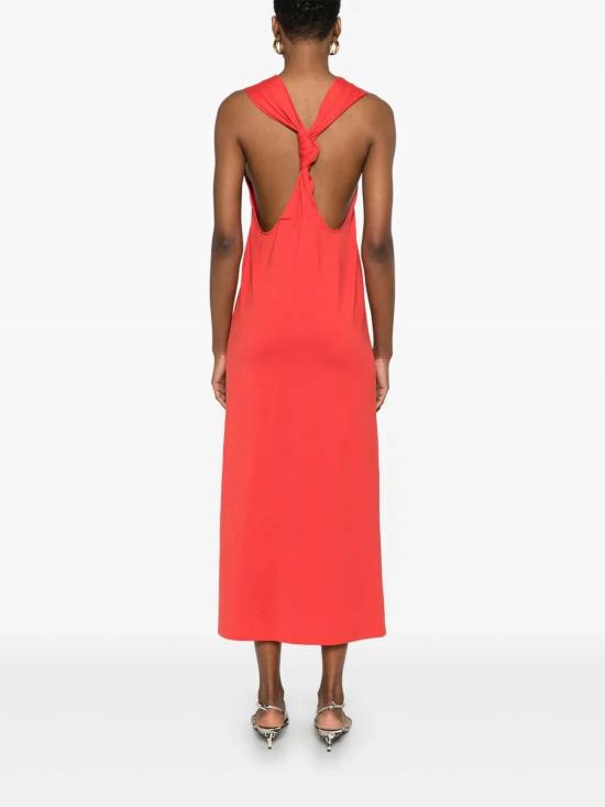  루루 스튜디오 미디 스커트 RAYNATOMATO Red - LOULOU STUDIO