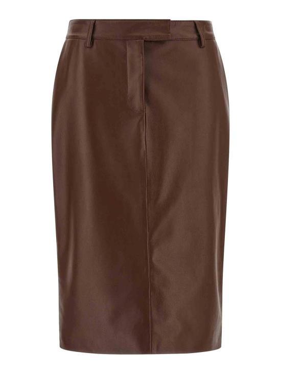  쥬세페 디 모라비토 미디 스커트 05FWSK145P0535130 Brown