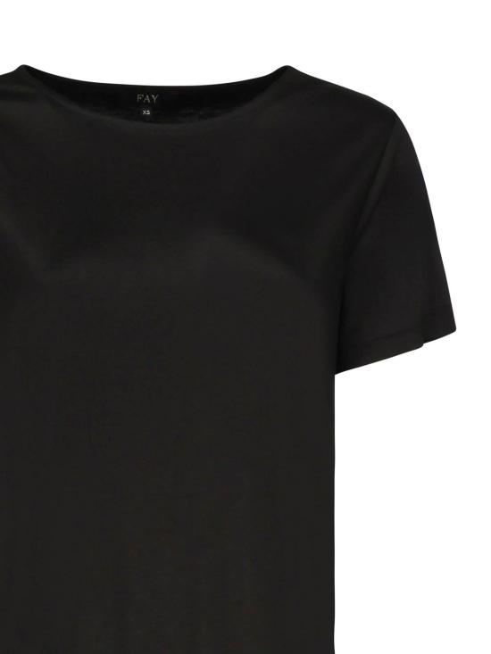 26SS 페이 반팔 티셔츠 NPWB2506150XBAB999 Black - FAY