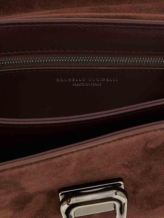  브루넬로 쿠치넬리 클러치/파우치 MBDLD2764C4181 Dark Red - BRUNELLO CUCINELLI