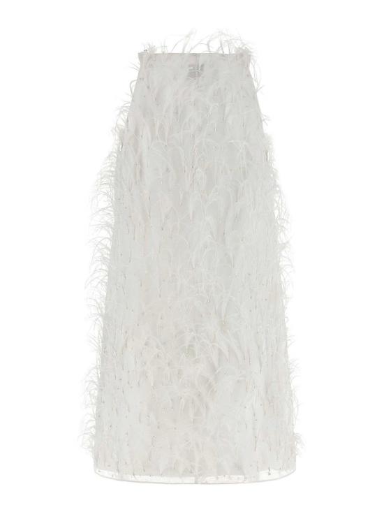  핑코 미디 스커트 105572A2SPZ05 White - PINKO