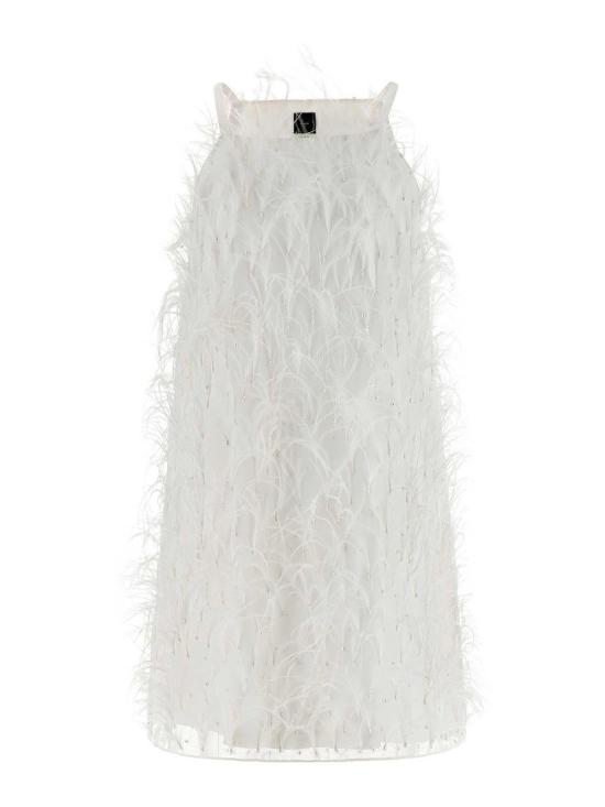  핑코 미디 스커트 105572A2SPZ05 White