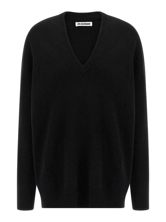 25FW 질샌더 스웨터 J03GP0168J14818001 Black