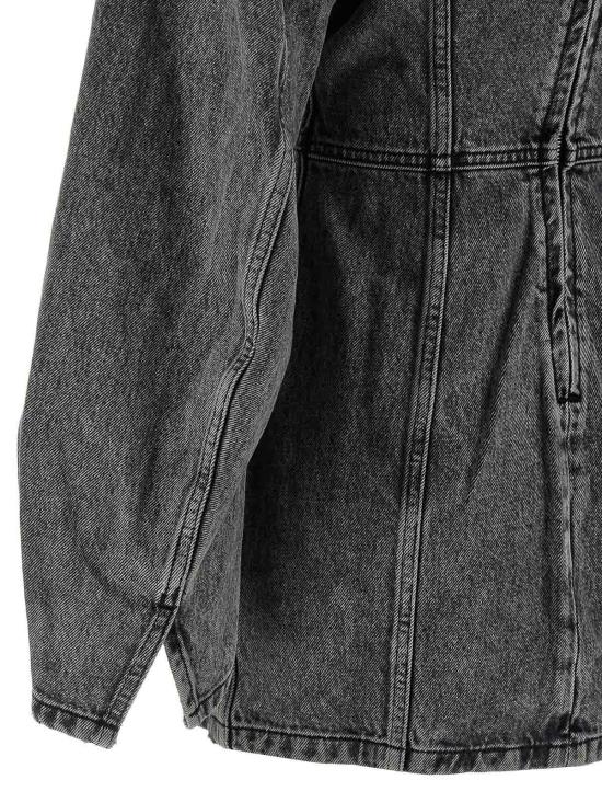 25FW 하이쿠레 미디 스커트 HEW08099DF119L0895 Grey - HAIKURE