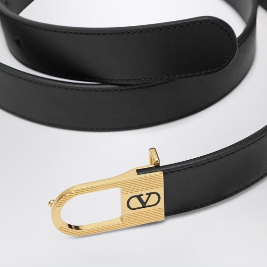 25FW 발렌티노 가라바니 가죽 벨트 7Y0T0ST8JAQ Black - VALENTINO GARAVANI
