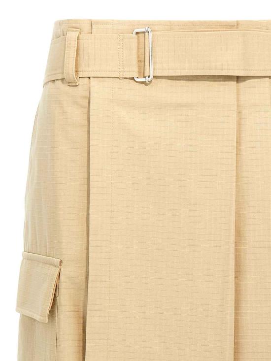  겐조 미디 스커트 FF52JU3039DL11 Beige - KENZO