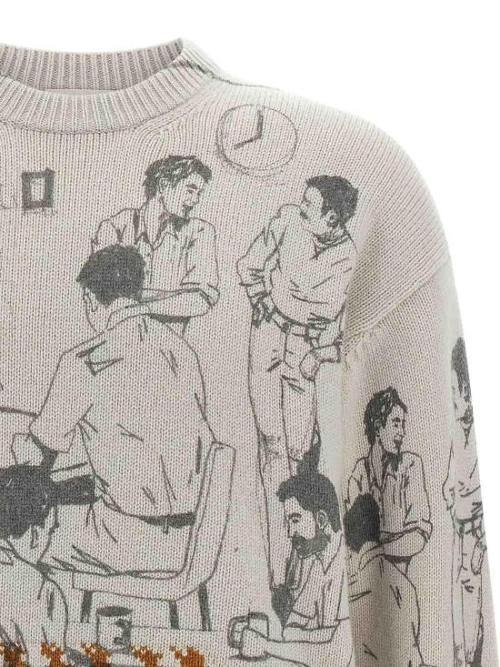  JW앤더슨 스웨터 KW1439YN0373943 Grey - JW ANDERSON