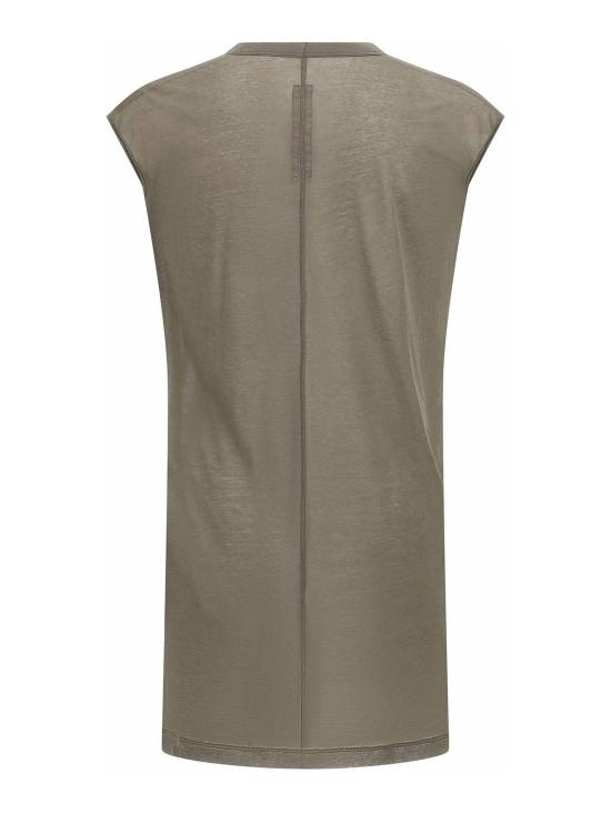  릭 오웬스 반팔 티셔츠 RU02E1157UC34 Grey - RICK OWENS