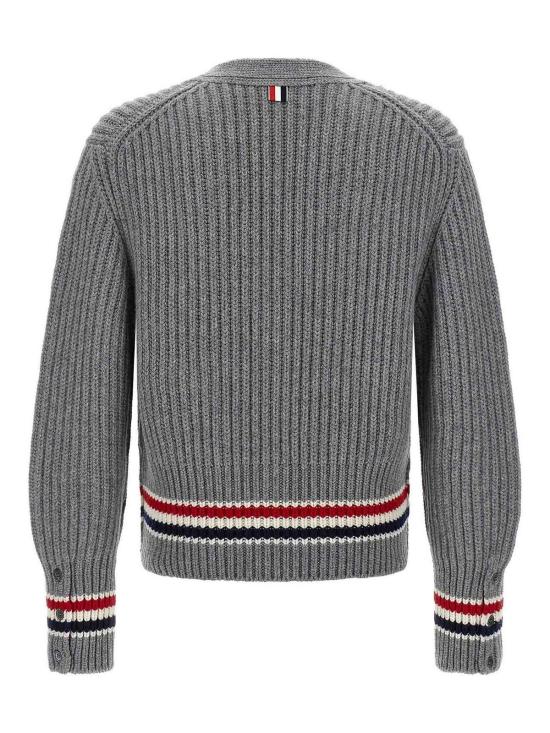  톰브라운 가디건 MKC612AY2001055 Grey - THOM BROWNE