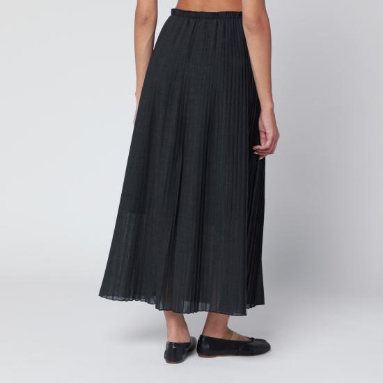 25FW MKDT Studio 롱 스커트 25 4 135 3819PL Grey - MKDT STUDIO