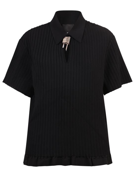  지방시 폴로 티셔츠 BW90CK 4Z95 001 Black