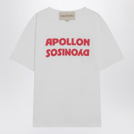 25FW 발렌티노 가라바니 반팔 티셔츠 7V0MG16PB6E White