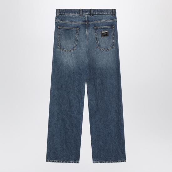 25FW 돌체앤가바나 스트레이트 레그 진 GP0Q8DG8NZ9 Blue - DOLCE & GABBANA