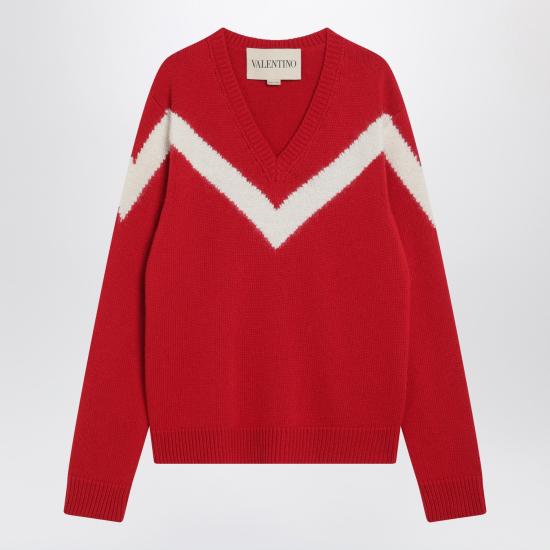 25FW 발렌티노 가라바니 긴팔 티셔츠 7V0KC35QB5G Red