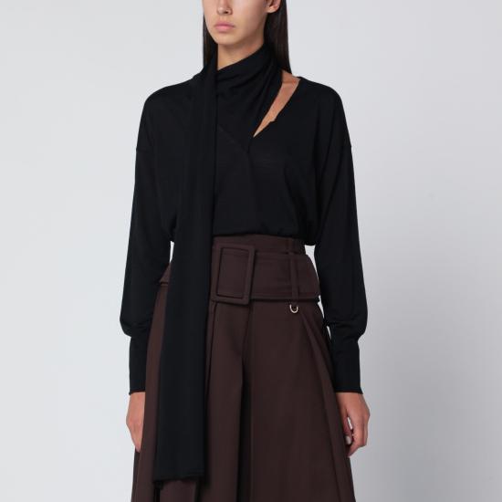 25FW 로베르토 콜리나 스웨터 253F03002WO Black