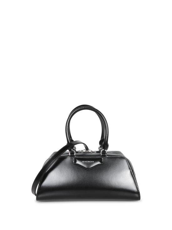 26FW 지방시 안티고나 박스 레더 스몰 이스트 웨스트 백 BB5130B 2B2 001 Black