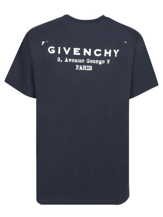 26FW 지방시 반팔 티셔츠 BM71NK 3YRJ 499 Blue - GIVENCHY