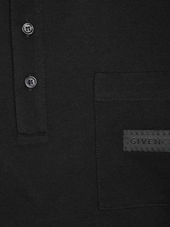 26FW 지방시 폴로 티셔츠 BML00G 3YRD 001 Black - GIVENCHY