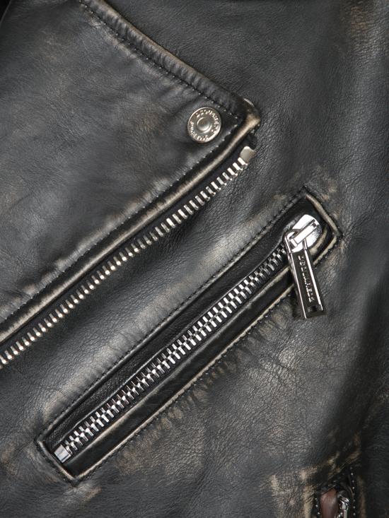 26FW 디스퀘어드2 바이커 자켓 S71AN0638 SY1512 143 Black - DSQUARED2