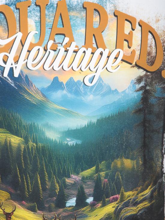 26FW 디스퀘어드2 반팔 티셔츠 S74GD1467 S24583 100 White - DSQUARED2