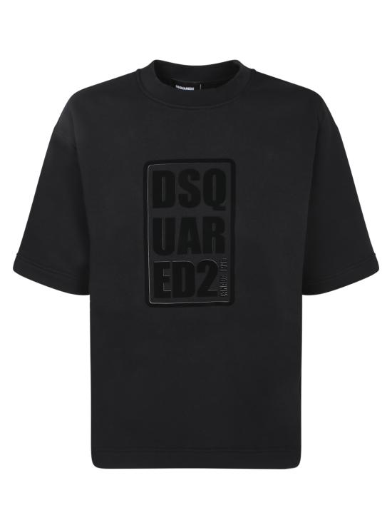 26FW 디스퀘어드2 반팔 티셔츠 S74GU0892 D25006 900 Black