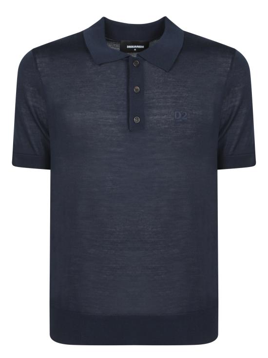 26FW 디스퀘어드2 폴로 티셔츠 S74HA1433 S18310 477 Blue